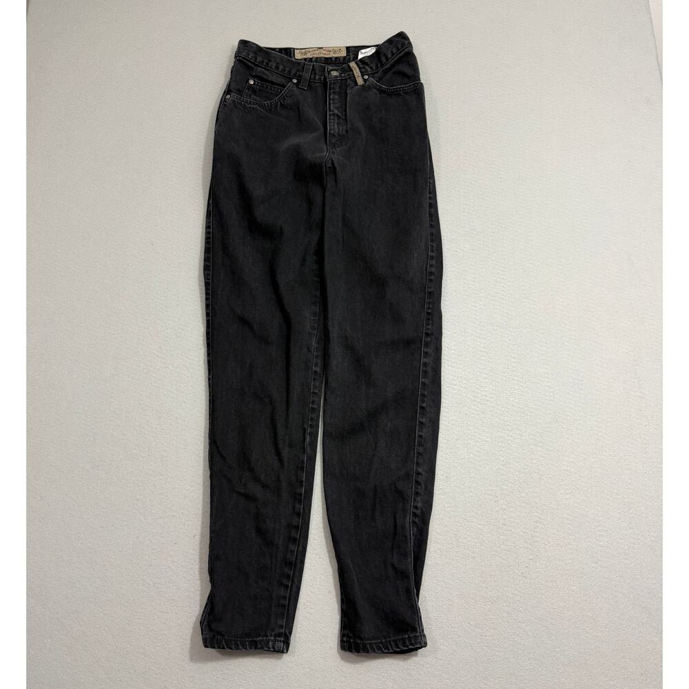 Vintage Levis 900 Jeans Women's 7 (26x32) Black Mom High Rise Denim 90s Western